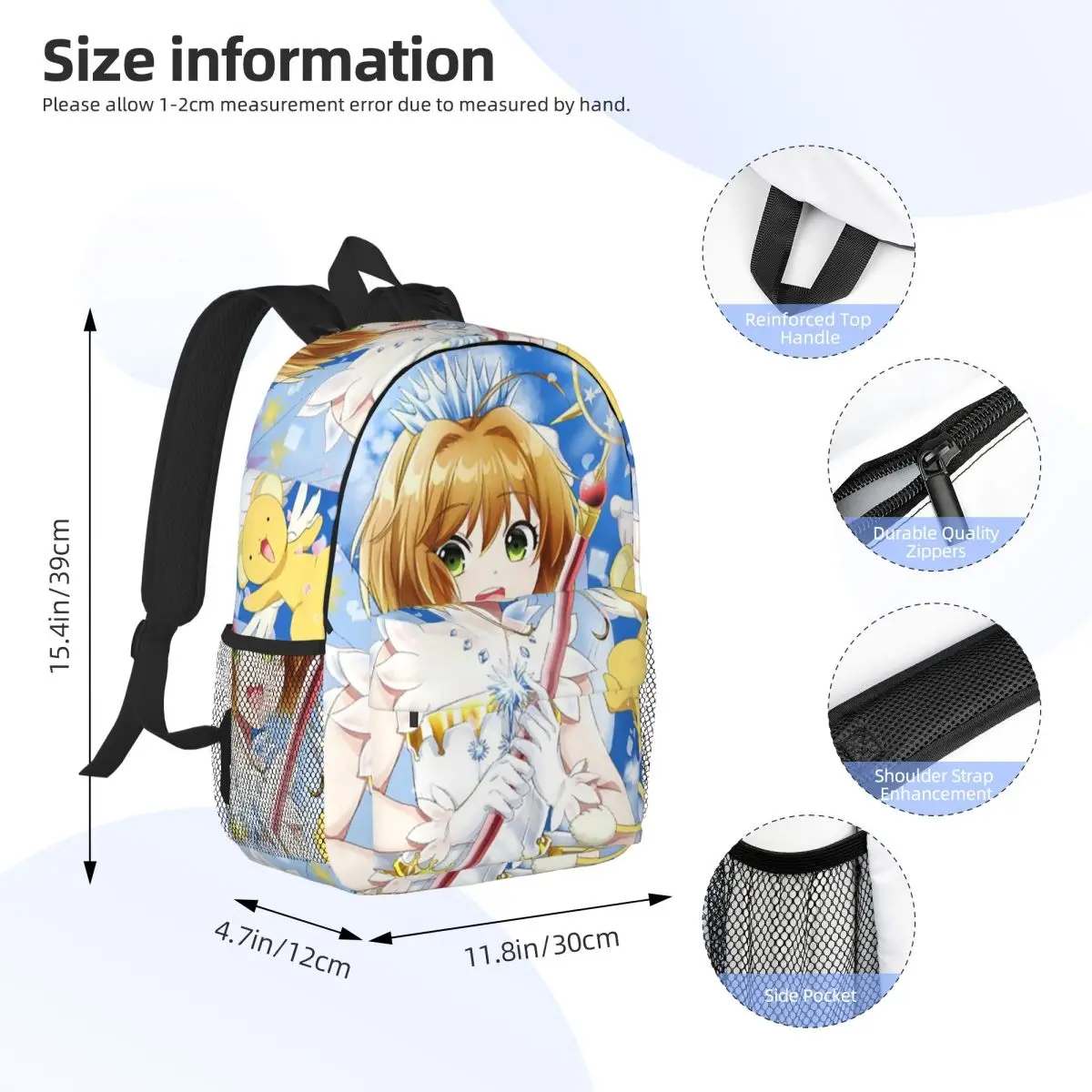 Классический рюкзак Сакура, Лидер продаж, рюкзак большой емкости для мальчиков и девочек, сумка для книг, сумки на плечо для мужчин, женщин, детей, школьная сумка