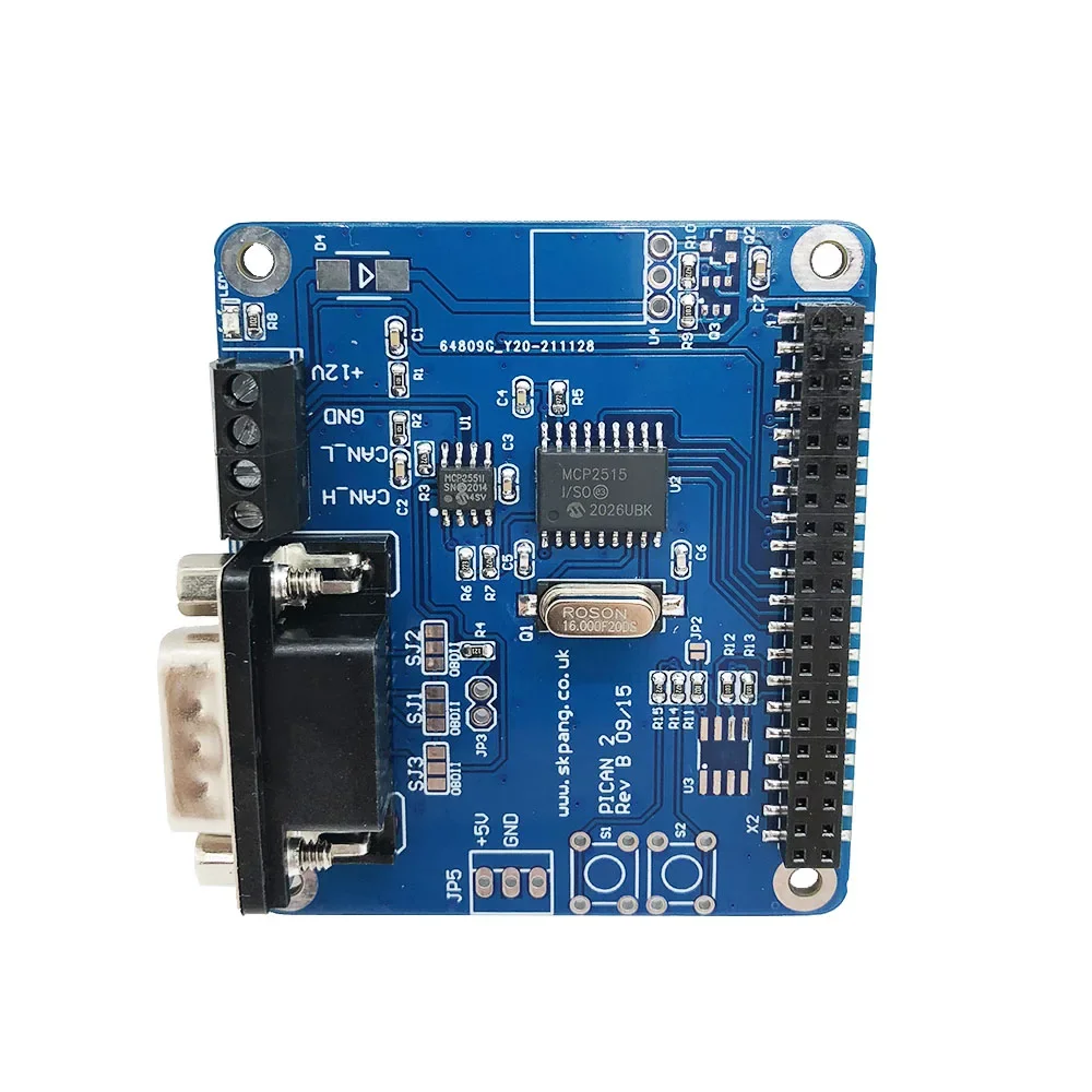 BoMaSRaspberry Pi Accessories PiCAN2 CAN Bus PiCAN 2 MCP2515 Module