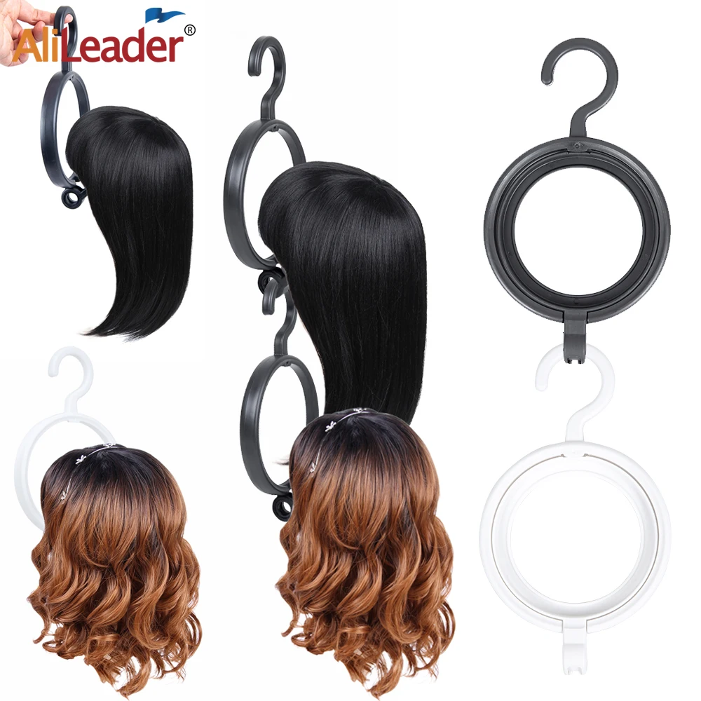 5/10Pcs Hanging Wig Stand For Wig Display Styling Wig Hanger Hair Dryer Durable Wig Hanging Stand Display Tool Black White