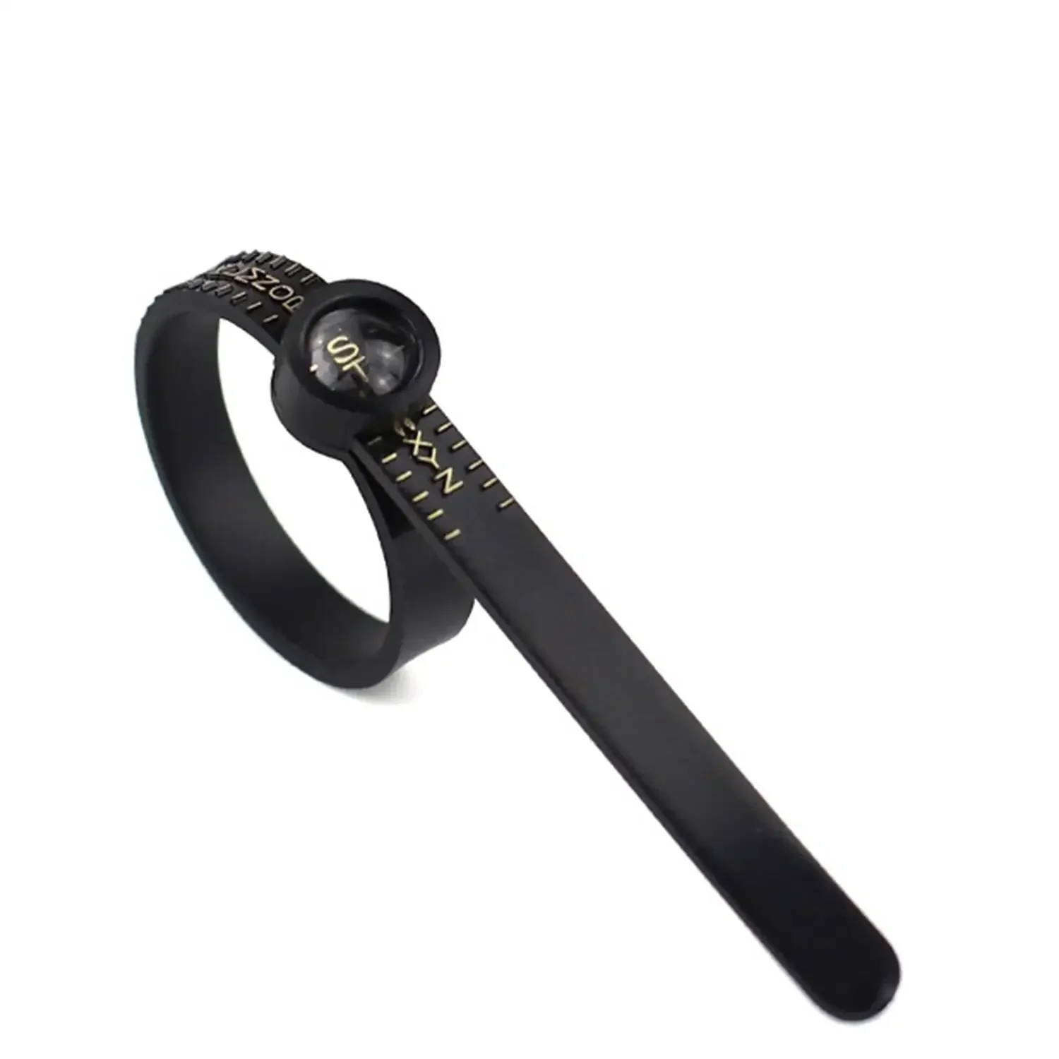 Ringgrößer mit Lupe – US/UK/EU/HK Schmuck-Messlineal für Fingergröße, Ringgrößen-Messwerkzeug