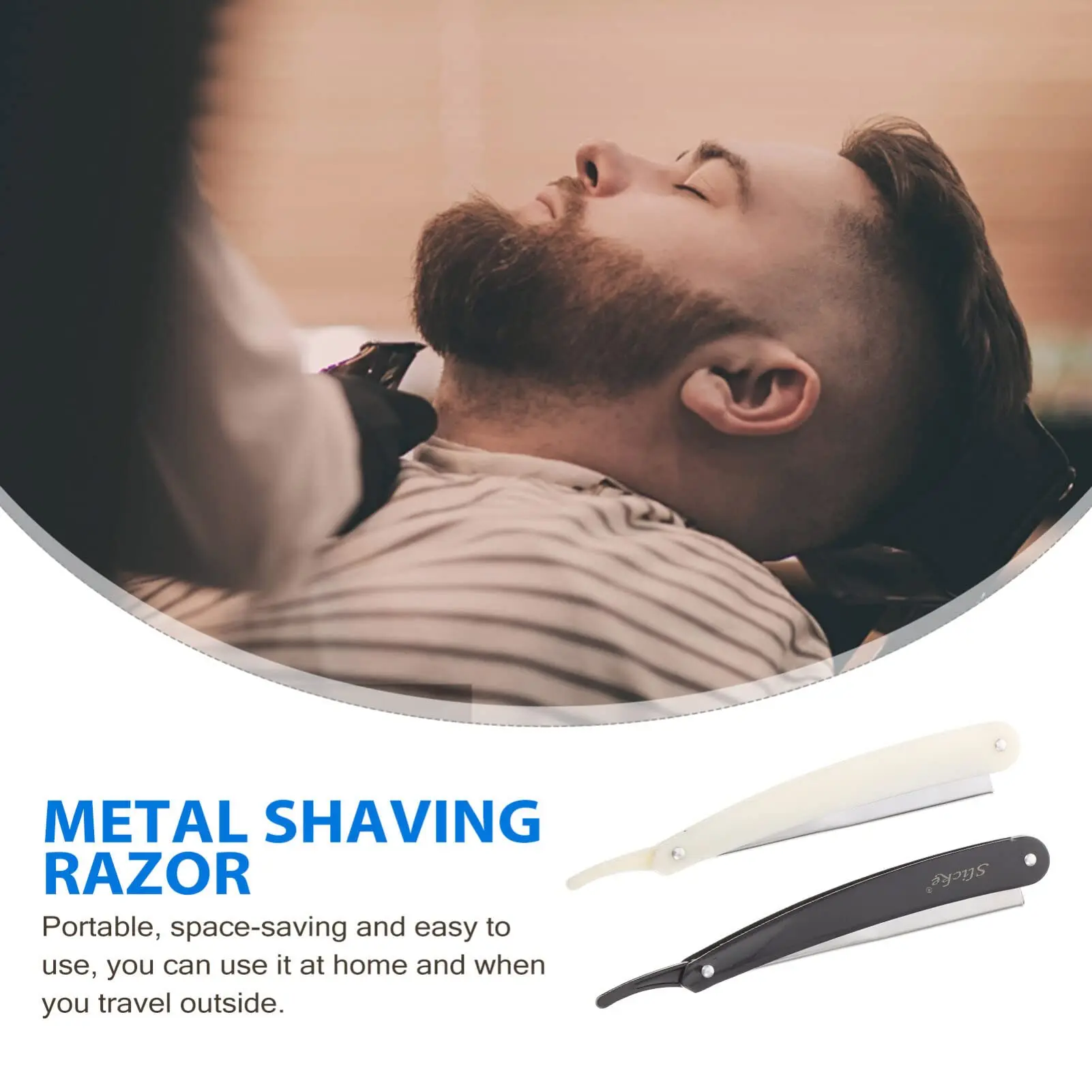 Damska maszynka do brwi maszynka do golenia składana przenośna ręczna maszynka do golenia akcesoria fryzjerskie fryzjerstwo odpowiednie dla początkujących