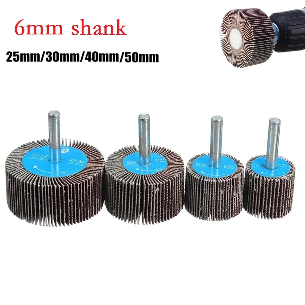 Efficient Sanding Flap Wheel Set 4PCS With Different Sizes Perfect For Polishing And Repairing Metal Materials