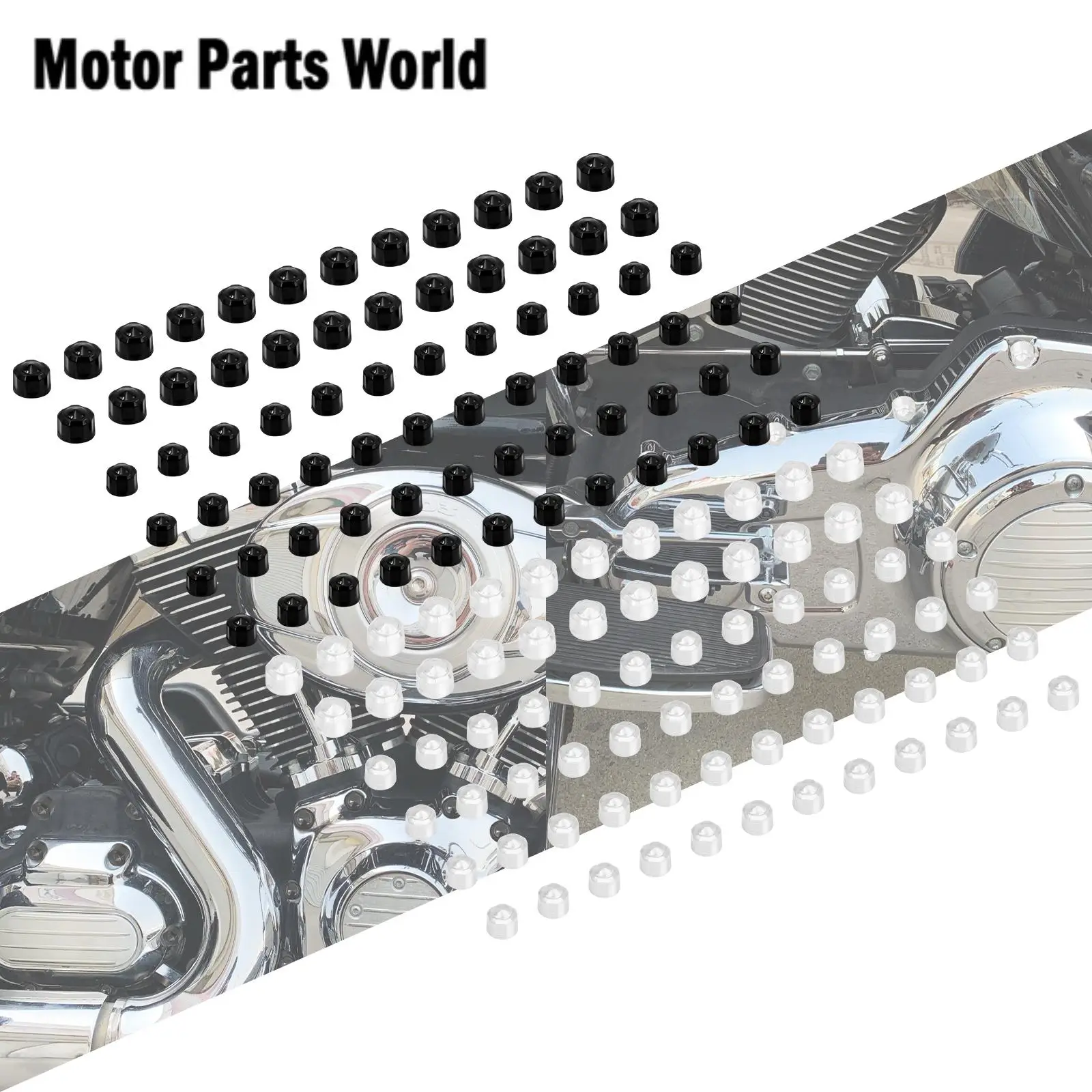 

Комплект черных/хромированных крышек болтов двигателя для мотоцикла, 72 шт., для Harley Softail FXBRS FLSTF Touring Street Electra Glide FLHR 99-16