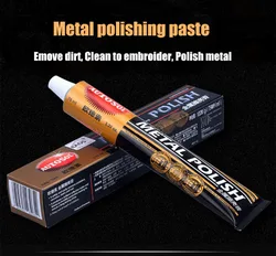 Ultimate Metal polimento creme, faca, máquina, cera de polimento, aço inoxidável, cerâmica, relógio, colar, removedor de ferrugem, espelho, 50g