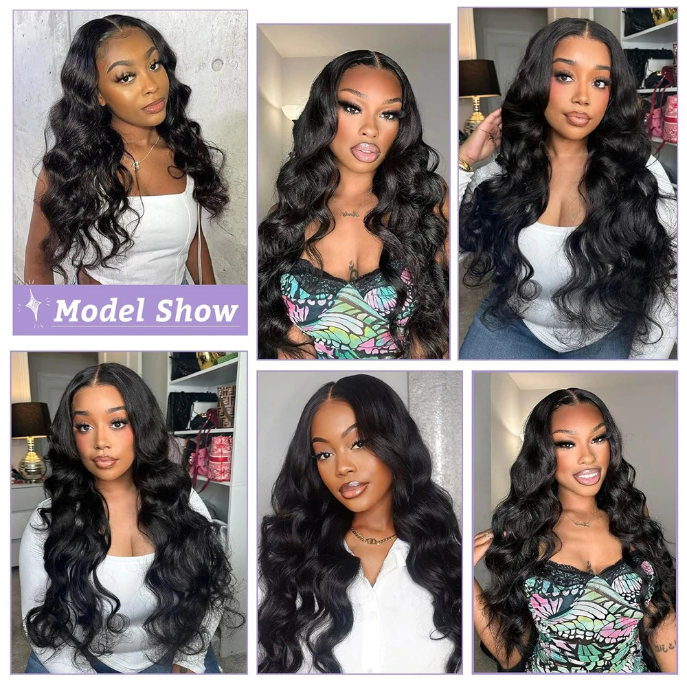 شعر بشري مموج 13x6 دانتيل أمامي منزوع مسبقًا بكثافة 150% لون طبيعي شعر عذراء برازيلي 12-22 بوصة