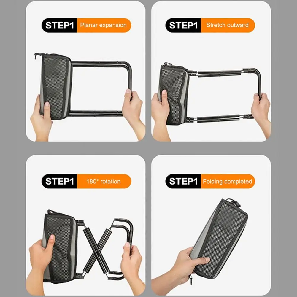 Taburete plegable portátil, silla ligera, mini y fácil de llevar para exteriores, adecuada para pescar, adecuada para viajar