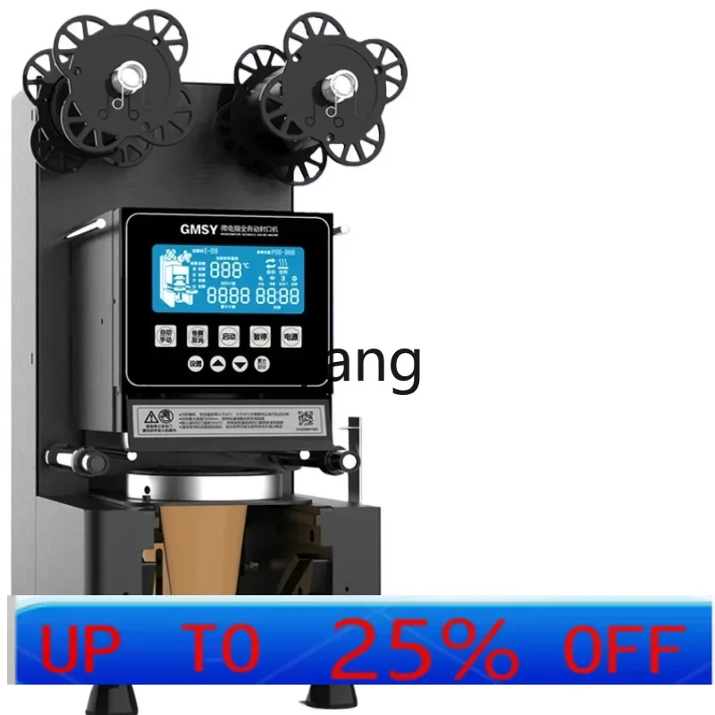 Máquina Selladora de Vasos para Tiendas de Té con Leche VC, Máquina Selladora Automática Comercial para Bebidas Frías y Calientes, Leche de Soya