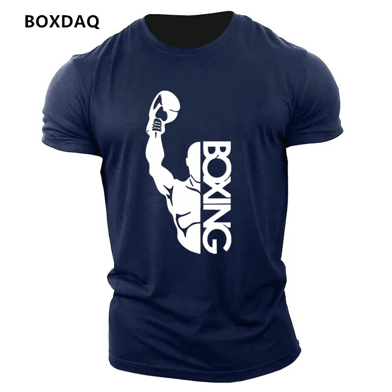 Kurzarm Boxen Sport Stil männer T-Shirts Sommer 3D Druck Gym Workout Sportliche Casual Tops 6XL Plus Größe Oansatz T Shirt
