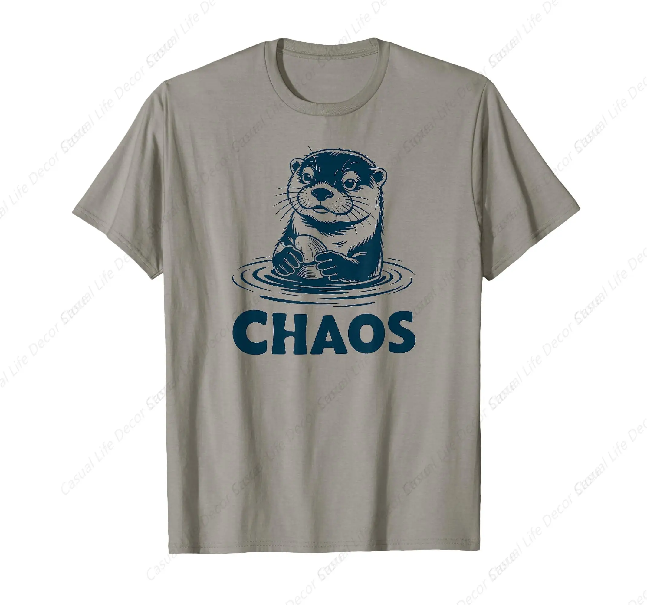 

Cute Otter Chaos Ocean T-Shirt