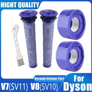 For Dyson V7 V8 Cordless Vacuum Cleaners Replacement Pre-Filter and Post- Filter Pre Filter + HEPA Post-Filter Kit Accessories