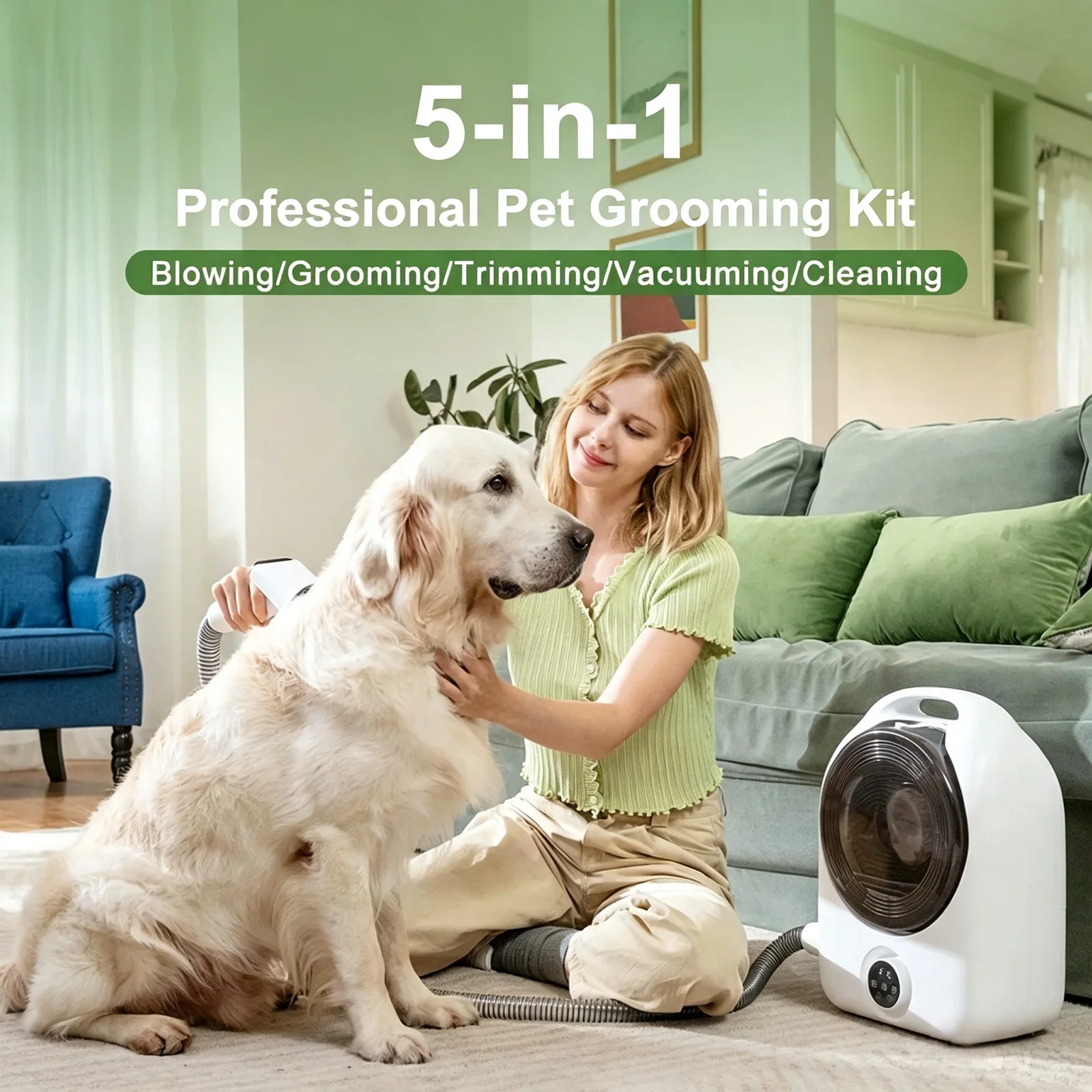 5-in-1 Pet Grooming Kit product image