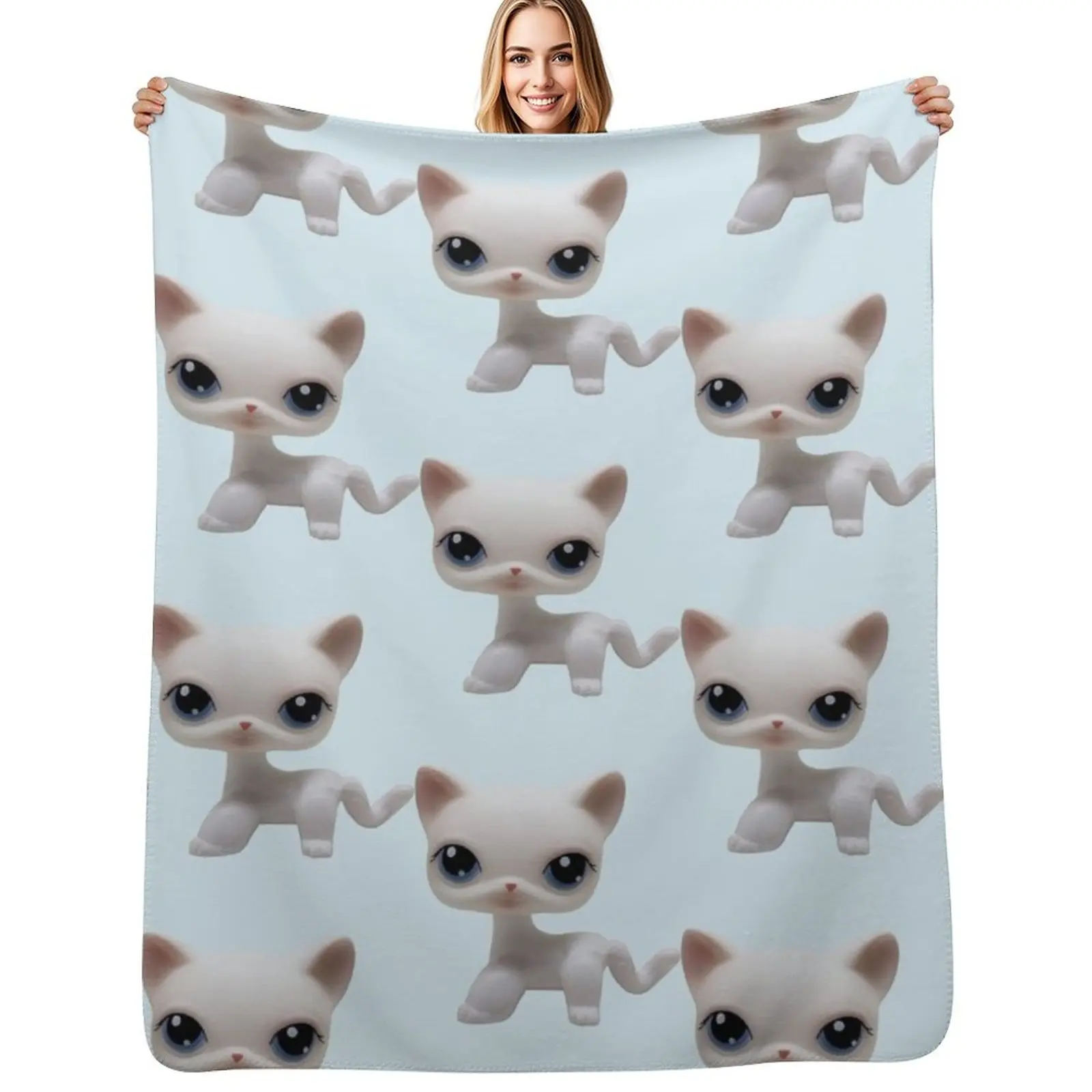 

LPS littlest pet shop Throw Blanket Luxurious Soft Blanket Holiday Gift for Family
