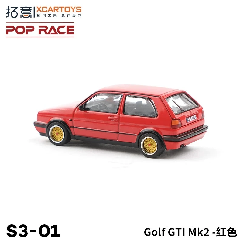 XCARTOYS 1/64 Volkswagen Golf GTI S3-01 alloy car model, children\'s collection of decorative toys, holiday gifts for children.