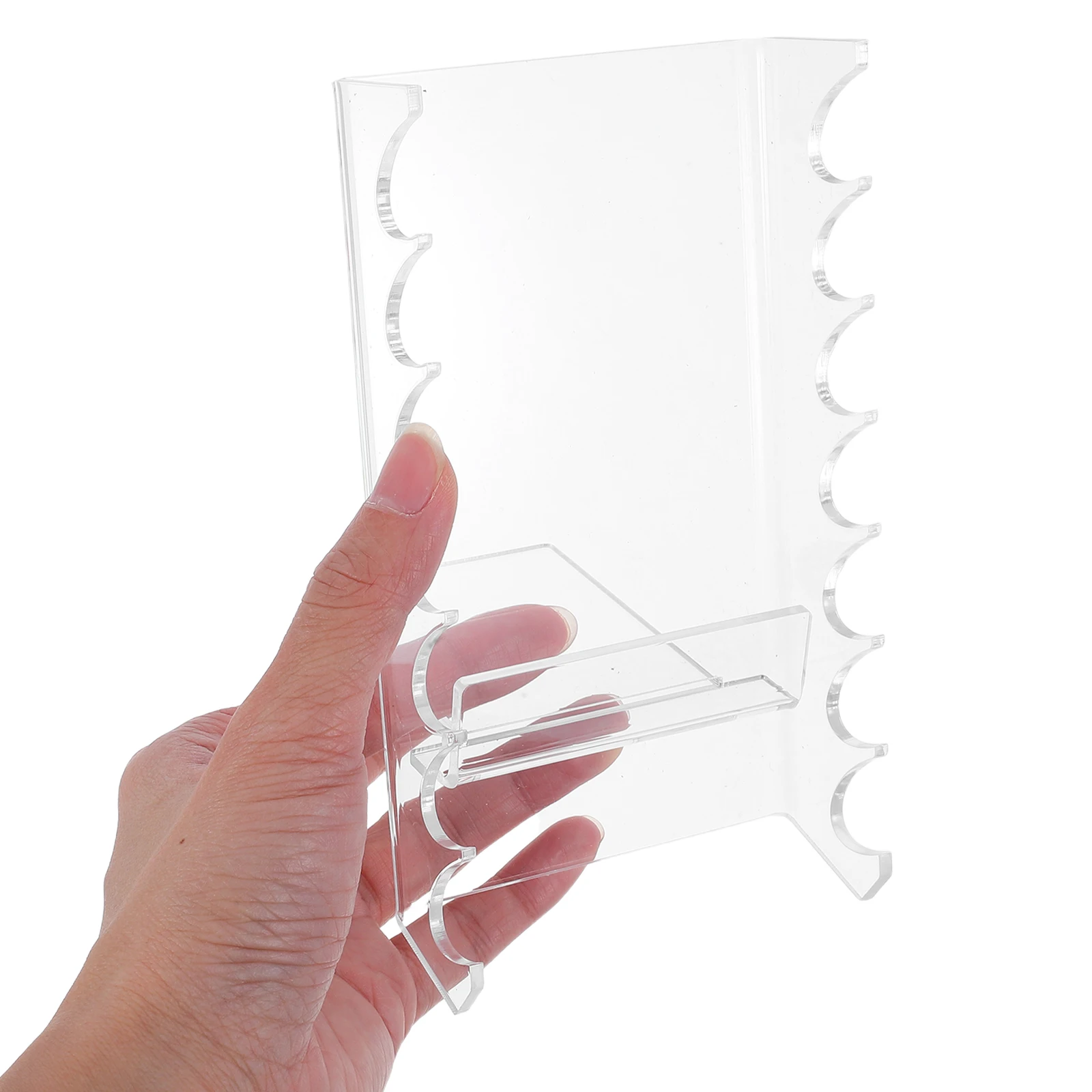 

1pcs Acrylic Makeup Brush Holder Clear Pen Display Stand For Vanity Organizer Desktop Storage Countertop Brush