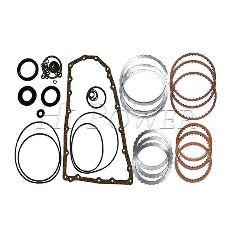 

Комплект для восстановления JF017E JF016E CVT, фрикционная стальная пластина, главный уплотнитель, ремонтный комплект для коробки передач автомобиля Nissan