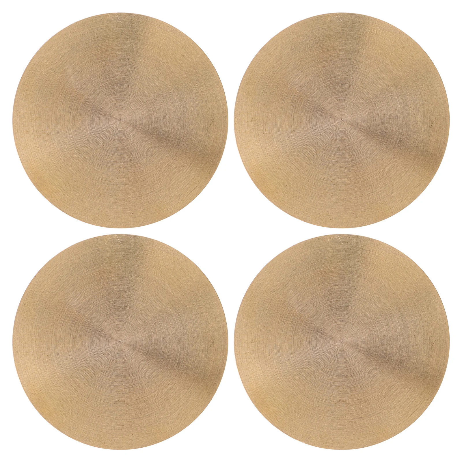 4Pcs Metal Stamping Copper Sheets 45mm Hand-Operated Plier Seals for Embossing Engraving DIY Craft Projects Solid Copper Stamps