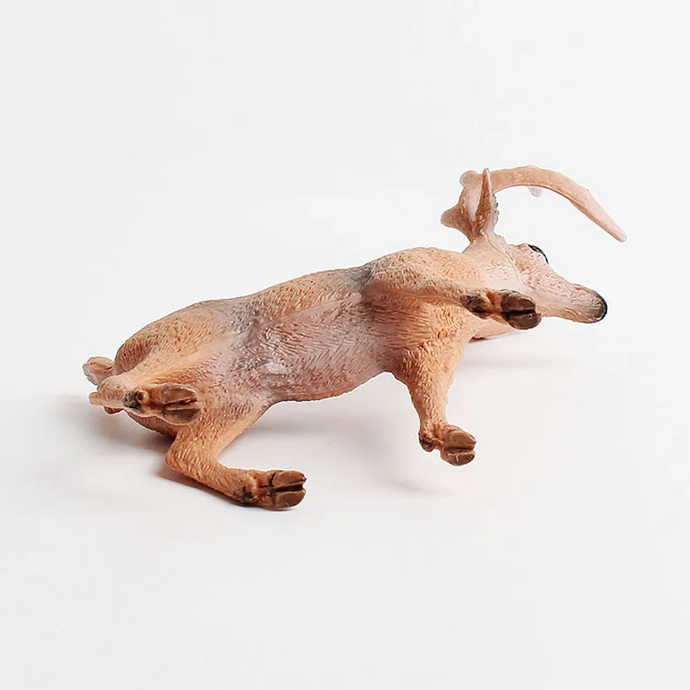 

1 pc Artificial Elk Decoration Brown Lightweight Fireproof Christmas Cake Topper Funny Photo Prop Multipurpose Dessert Tabletop