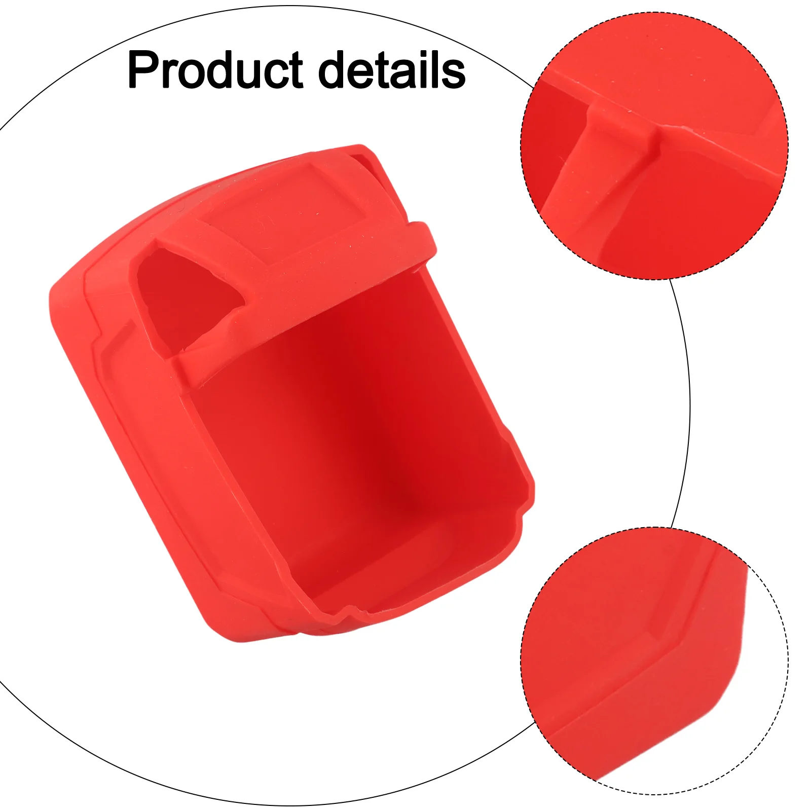 

Silicone Battery Case Silicone Protective Cover Battery Guard Prolong Battery Life Shock Absorption 12X8.5X7.5 cm