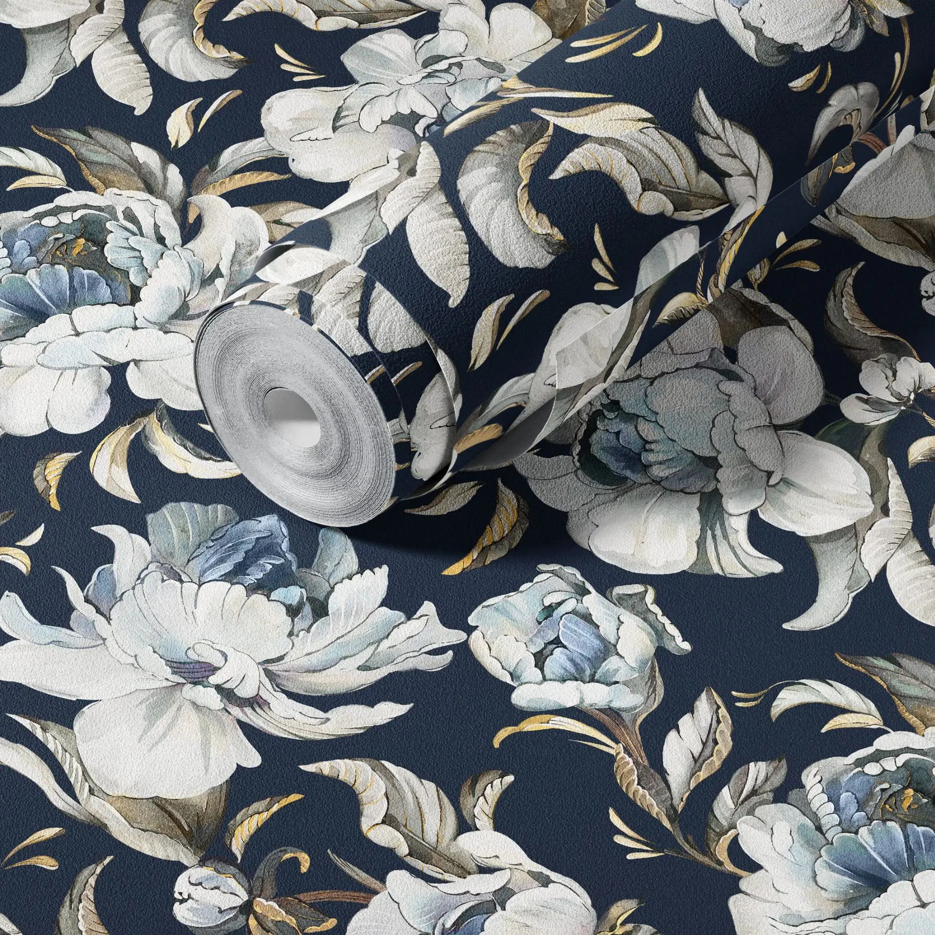 Peony Flowers Peel and Stick Wallpaper Home Wall Decor Self Adhesive Wall Paper for Renter Apartment Removable Cabinet Sticker