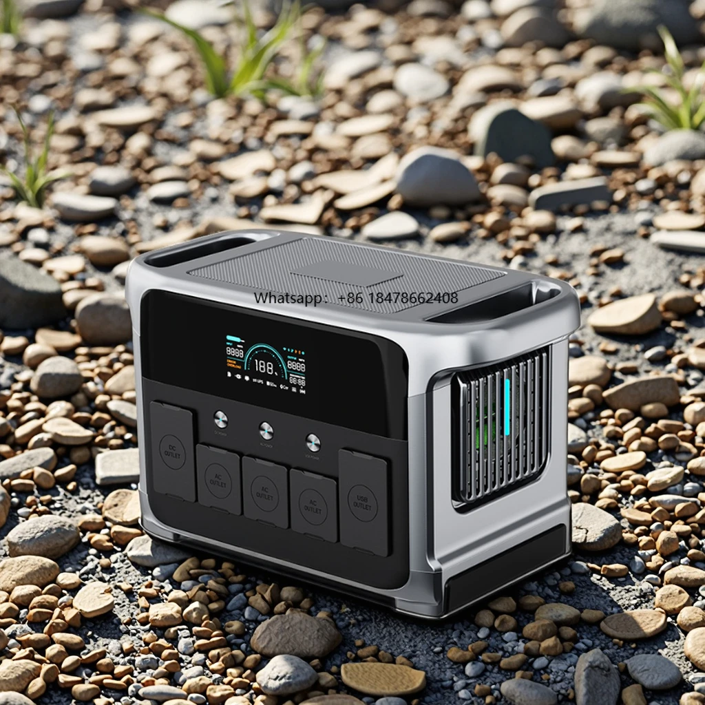 

Joypo Outdoor Camping Lifepo4 Lithium Battery Wireless Portable AC Power Station with Solar Panels