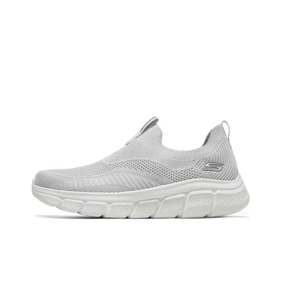 Skechers Bob's Abrasion Resistant Breathable Abrasion Resistant Breathable Low top Casual Running Shoes Men's Gray 118107-GRY