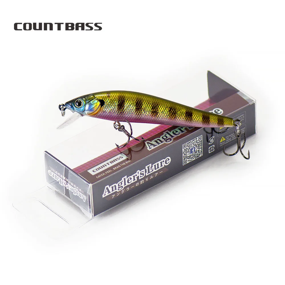 COUNTBASS Floating Minnow 90mm 3-1/2" 11,4g 3/8 oz. Dive 0,8–1 m, Hardbaits Wobbler Angelköder La Peche Au Leurre – Detail 23