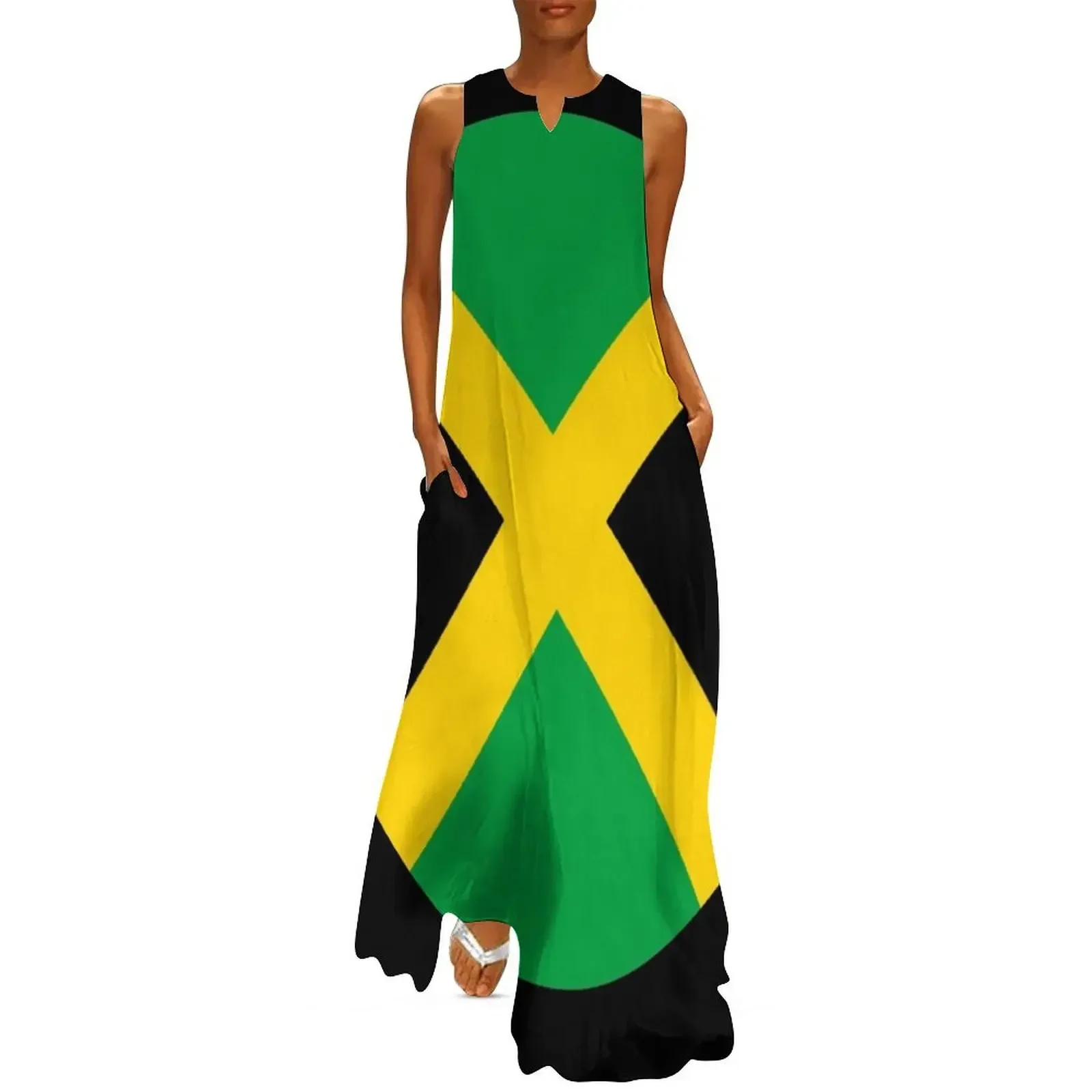 

Jamaican Pride 0307 Long Dress women's summer dress 2025 elegant party dress for women 2025 Casual dresses Woman dresses