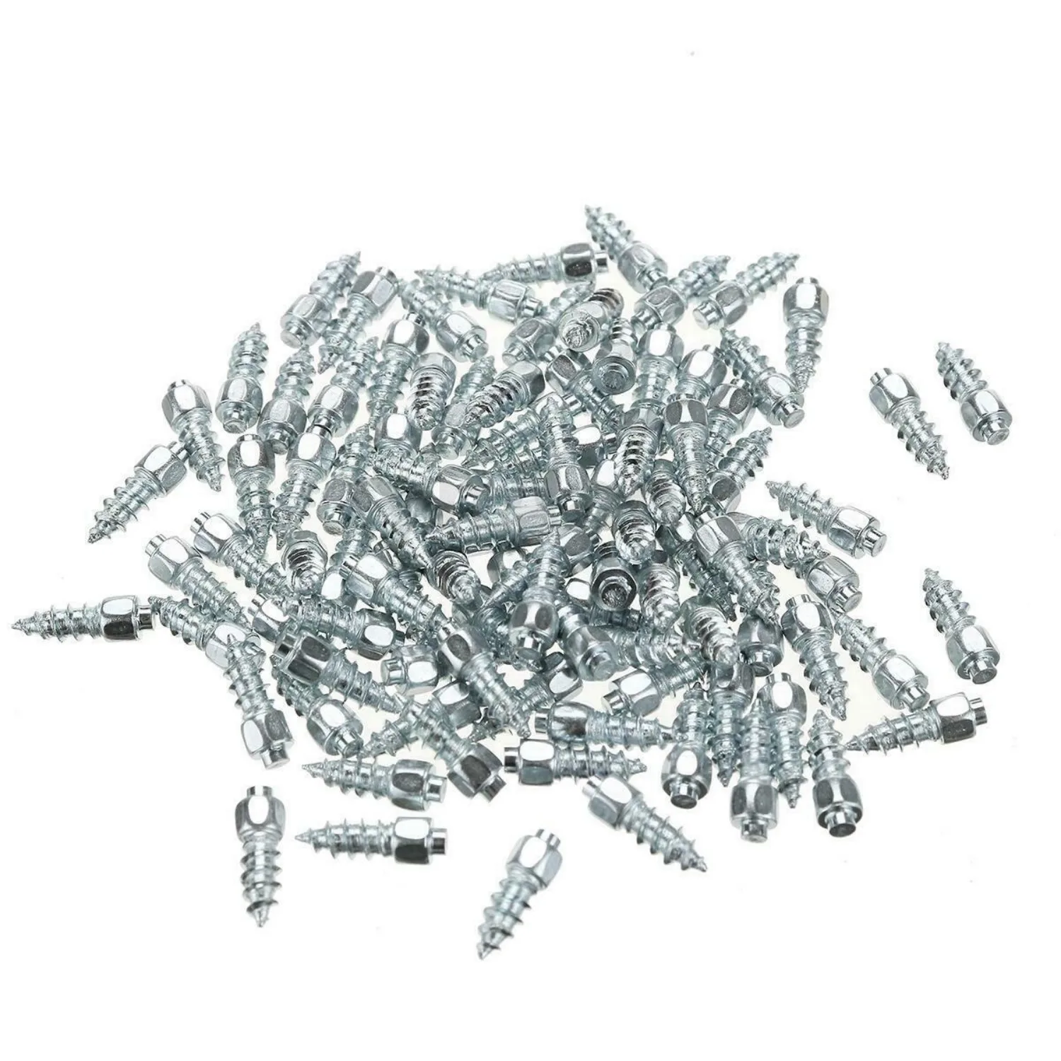 500/400/100Pcs 12mm/9mm Tire Studs Carbide Screw Spikes Anti-Slip Anti-ice with Tool Car Tire Stud for Car/SUV/ATV/UTV