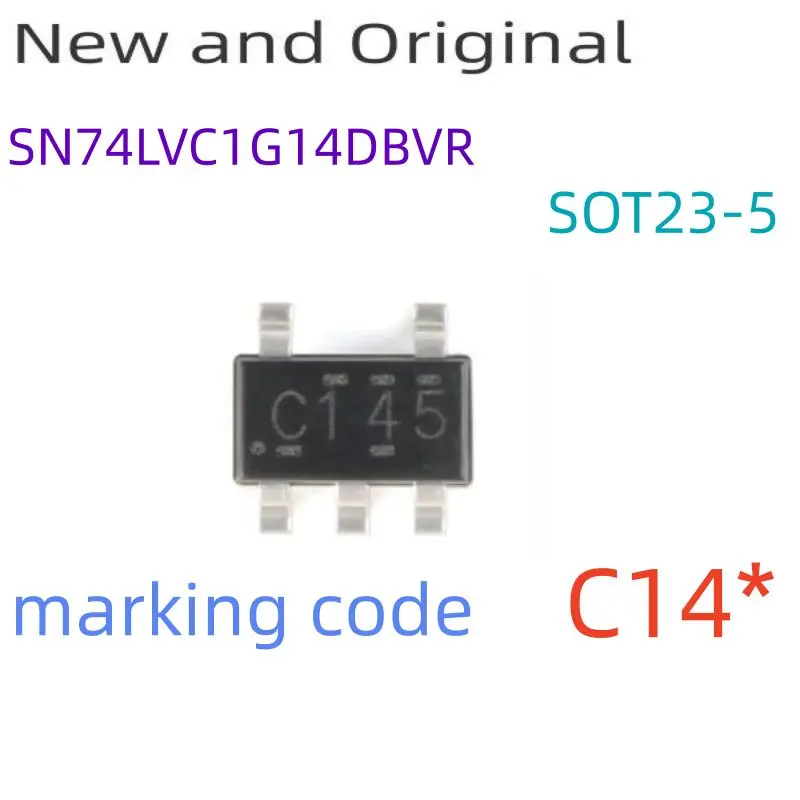 Sn74Lvc1G14Dbvr Sot23-5 Single Schmitt-Trigger Inverter Marking Code C14*