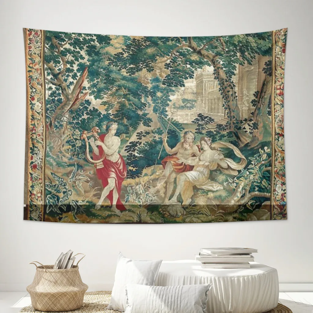 

Orpheus Playing the Lyre to Hades and Persephone Tapestry Art Room Home Decor Wall Art Decor