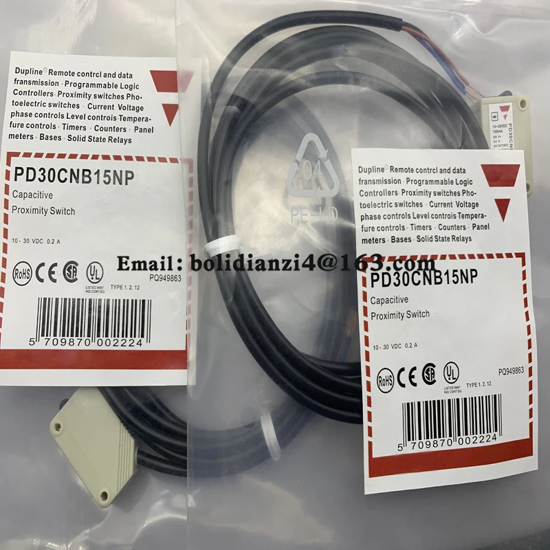 Novo Sensor para interruptor fotoelétrico, PD30CNB15NP PD30CNB15PP, em estoque