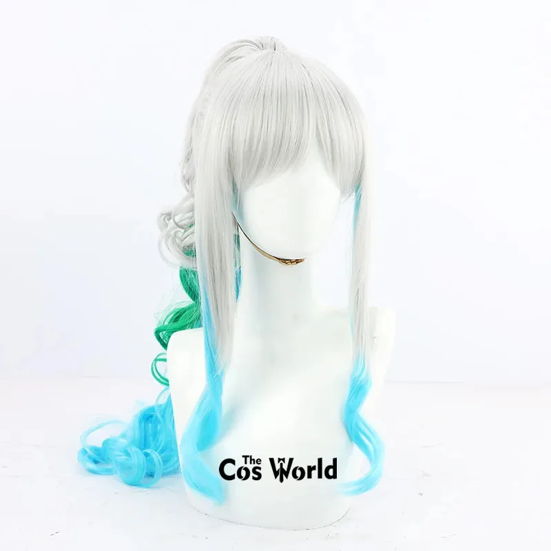 

zizi 2025 Yamato смешанные цвета 70 см длинные волнистые аниме косплей парики волокно термостойкие синтетические волосы + шапочка для парика