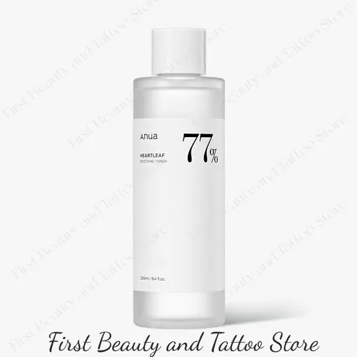 Anua Heartleaf 77% 진정 토너, 한국 스킨 케어 페이셜 토너, 진정 및 상쾌함, 수화 및 정화, 250ml