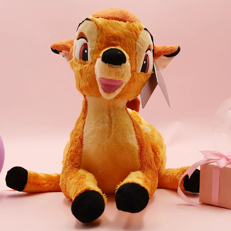 Kawiil Bambi Plush Toys Disney Store 13.7in Deer Stuffed Animal Dolls Movies And Tv Cute Room Decor Birthday Gift For Girls Boys