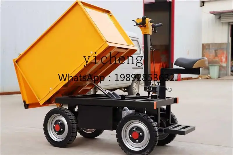 Zf Electric Three-Wheel Truck Four-Wheel Dump Truck Mortar Concrete Truck Agricultural Transport Breeding