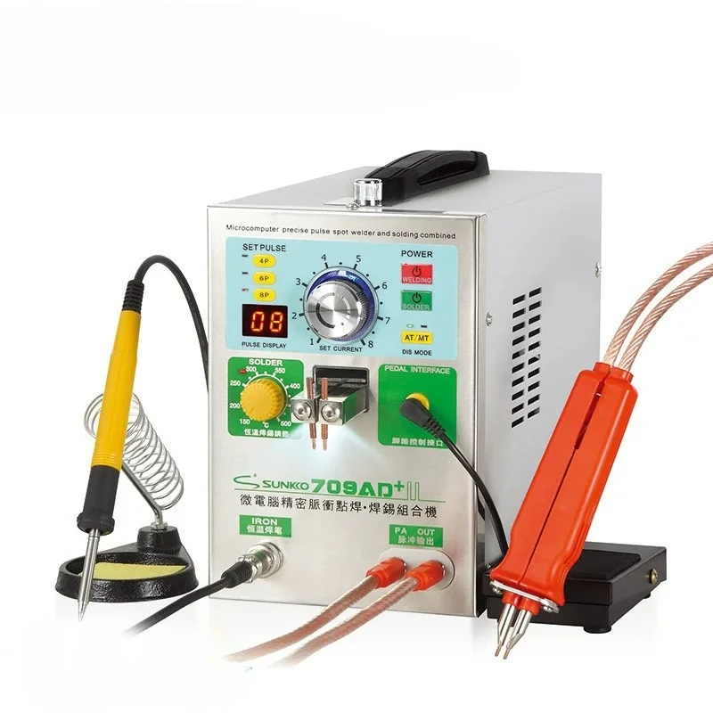 3.2KW Spot Welding Machine Pulse Induction Automatic Spot Welder for 18650 Battery Pack Welding Machine 709AD+