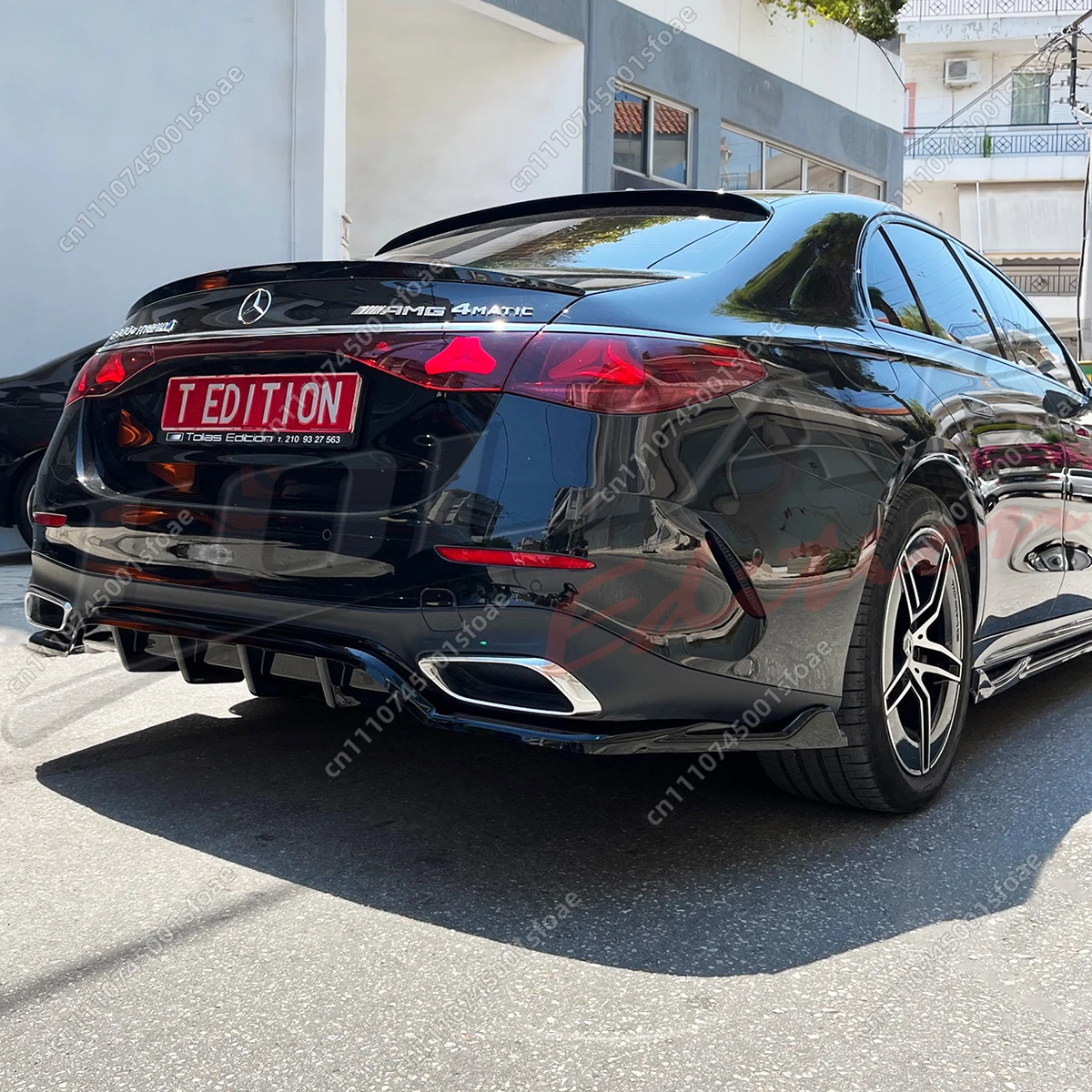 

Maxton Style Rear Bumper Valance For Mercedes E-Class W214 S214 AMG Line 2024+ Car Rear Bumper Diffuser Spoiler Splitter Bodykit