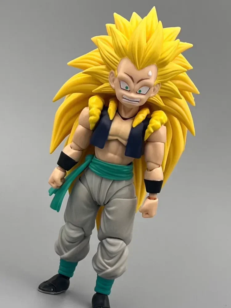 

Аксессуары для студии в наличии Kw Dragon Ball S.H. Фигурshf Gotenks Head Ssj3 + базовая форма комплект Аниме экшн-фигурки модели игрушки