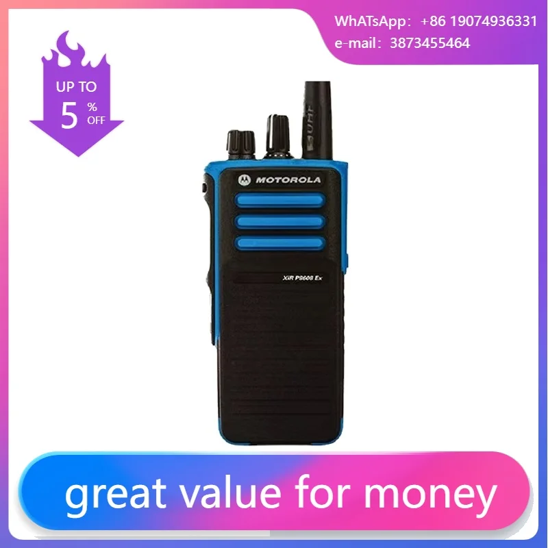 

Original DP4401Ex Explosion-proof High Power Radio DGP8050Ex UHF/VHF Wireless Two-way Walkie-talkie