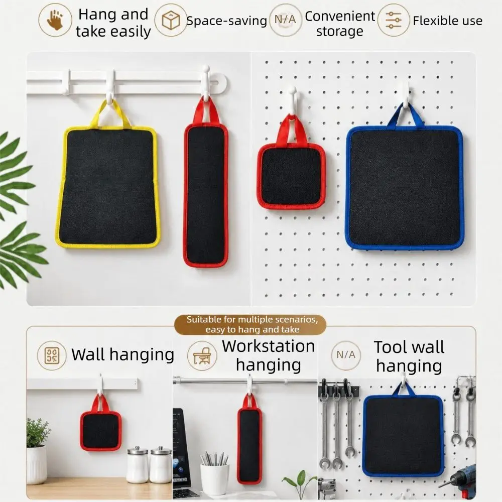 With Handle Magnetic Tool Mat Strong Magnet Heavy-Duty Magnetic Parts Organizer Durable PVC Surface Non-Slip