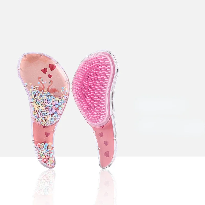 Star Magic Combs Antistatische Massage-Einhorn-Haarbürsten, Tangle Detangle Duschmassage-Haarbürste, speziell für Echthaar-Perücken – Detail 23