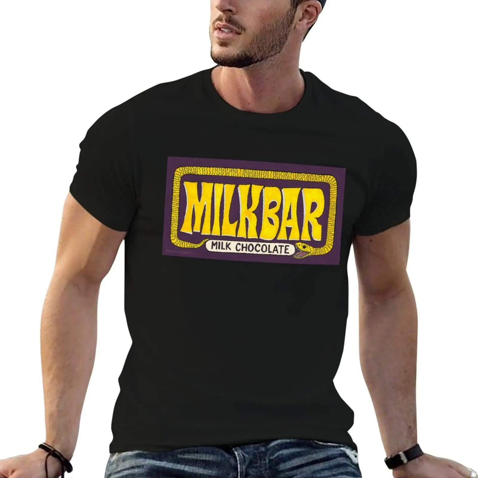 Band Candy - Lurconis Chocolate Bar - Camiseta BtVS, camisetas de anime para hombre, paquete de camisetas de algodón, camiseta