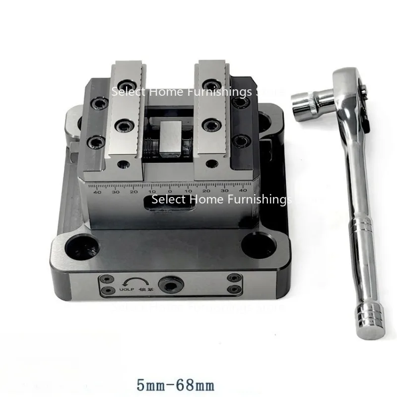 

Apply To 75-100 Self Centering Three Four Five Axis Concentric Vise Fixture CNC Machining Center Quick Clamping Vise