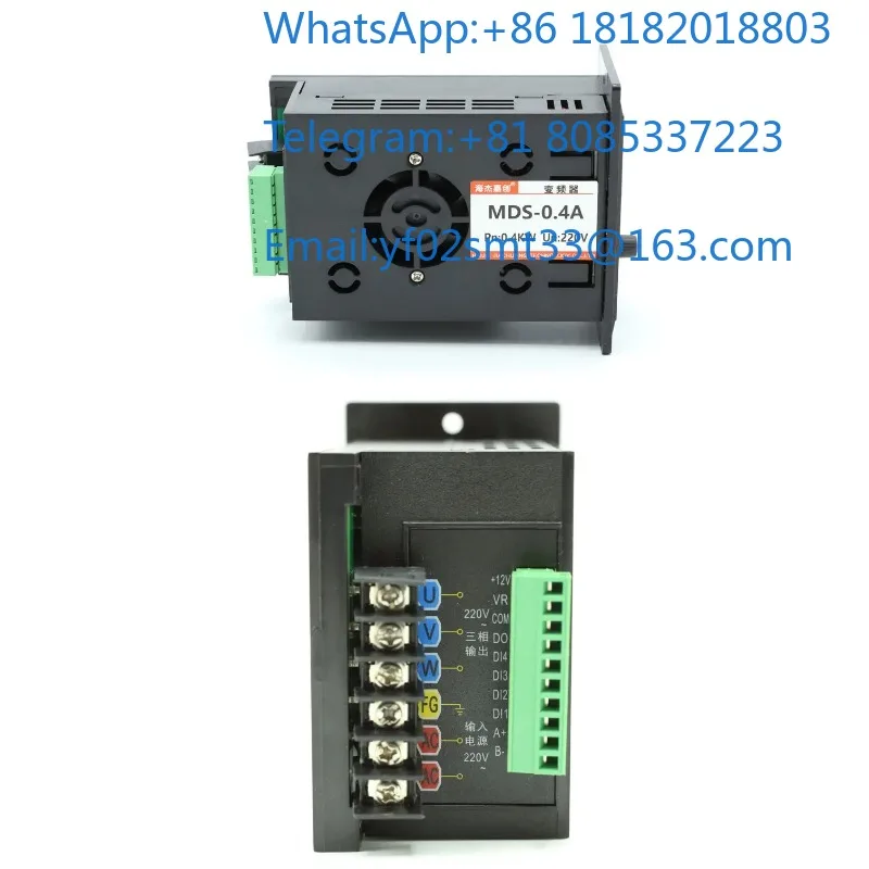 220V Single To Three Phase Low Power Frequency Converter 400W 750W Simple Motor Speed Regulator