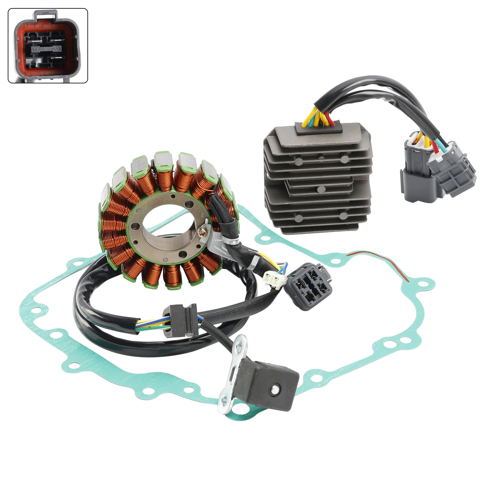 

Topteng Stator Regulator Rectifier Gasket For Kymco MAXXER250 KXR250 MXU250 Mongoose 250