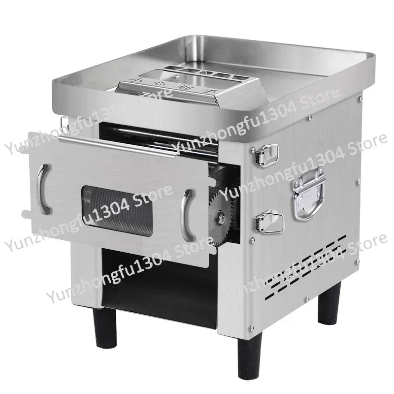 Drawer-type Meat Slicer 110V/220V 850W Stainless Steel Commercial Vegetable Meat Cutter