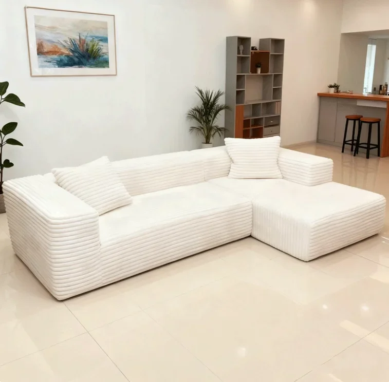 2026 Best Seller Modern Adjustable Height Vacuum Package Compressed Sponge Sectional Foam Sofa Custom Modular Colorful Living Ro