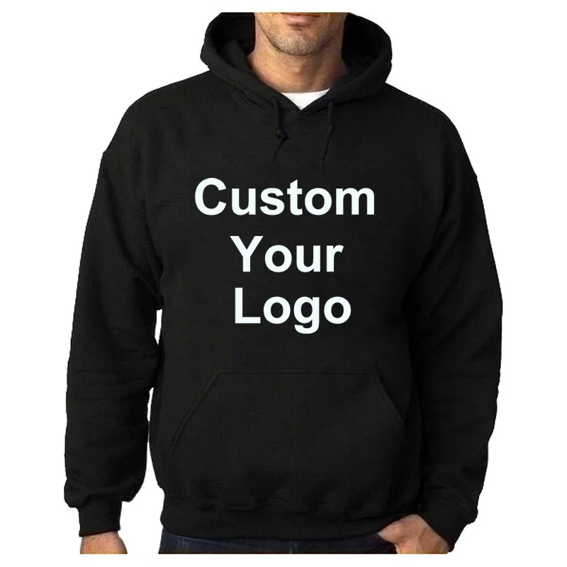 Aangepaste uw logo hoodies mannen/vrouwen aanpassen elke ontwerpstijl print sweatshirt met capuchon herfst lente streetwear hoody hoodie