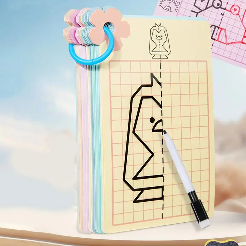 Cahier d'activités de contrôle du stylo pour enfants, jouets de dessin, apprentissage alth