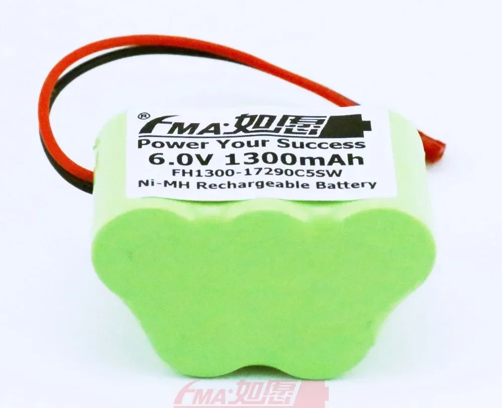 Receiver Battery Ni-MH Rechargeable cell 6V 1300mAh 1/2A_5SW